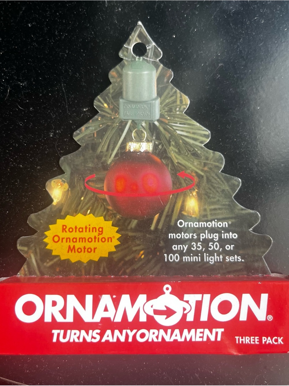 Rotating Ornament Motor 3Pack New in Package